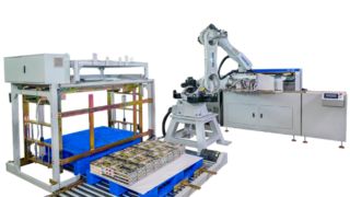 Sistema de paletizado robótico automático HXMN60 para libros de tapa dura