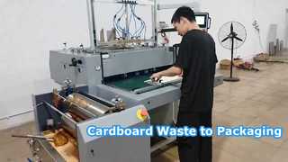 Máquina para fabricar cajas digitales semiautomáticas