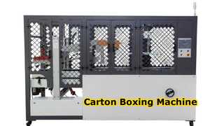 máquina de boxeo de cartón