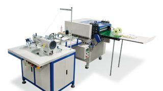 Máquina de coser y plegar hacia afuera con hilo central HX1800CTSO