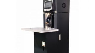 Máquina contadora de papel.