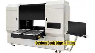 Máquina de impresión digital de borde de libro HXEP400.