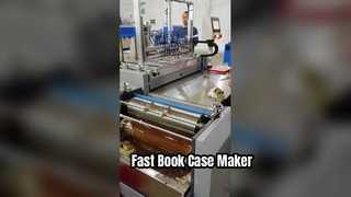 Máquina semiautomática para fabricar cajas de libros
