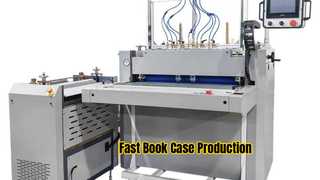 Máquina para fabricar cajas digitales semiautomática.