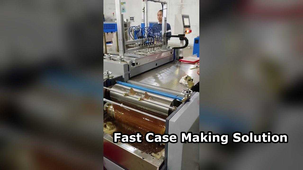 Máquina de fabricación de cajas semiautomática de ambos lados de envoltura de una persona operación digital ajuste