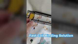Máquina de encuadernación en espiral de plástico HXCP