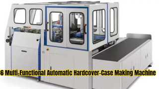 Flujo de trabajo de la máquina para fabricar estuches de tapa dura automática multifuncional HX36
