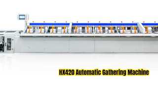Máquina de recolección automática HX420 Recolección de firmas completamente automática Modular 3 a 21 estaciones