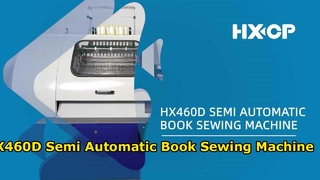 Máquina de coser libros semiautomática HX460D