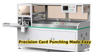 Punzonadora semiautomática de tarjeta plástica de papel semiautomática HX80PKP