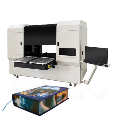Impresora de portada de portátil / portátil HXEP400 4-8 colores, 2 estaciones de trabajo, boquillas micro piezo, prevención de obstrucción de boquillas