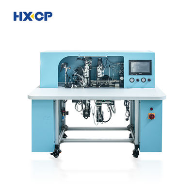 Máquina de fijación de banda elástica de portátil semiautomático HX18B Fijación de bandas elásticas sin esfuerzo