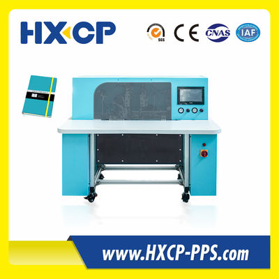 HX18B Cuaderno de escritorio semiautomático de cuerda elástica que aplica la máquina para acelerar la eficiencia en la fabricación de cuadernos de escritorio para reuniones