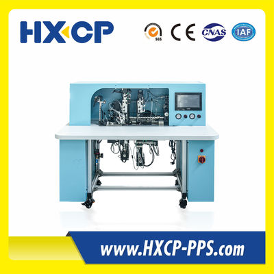 HX18B Semi-automático cuaderno de entrada máquina de perforación banda elástica fijación de componentes centrales PLC inserción diario de la Biblia cuaderno