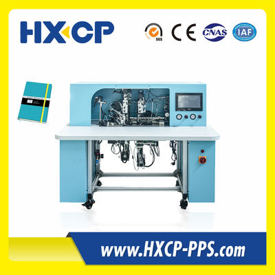 HX18B Máquina de fijación de banda elástica de portátil Diario Cuadro de cubierta dura Inserción de núcleo semiautomático