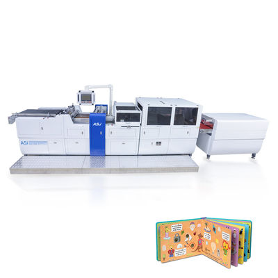 5kW HX450C Capa de libro de cartón para niños Casing en máquina con función de cambio automático de trabajo Sí