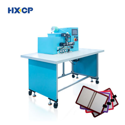 HX20EPL Elastic Pen Loop Attachment Notebook Máquina de montaje de penloop semiautomática de inserción para la personalización de portátiles