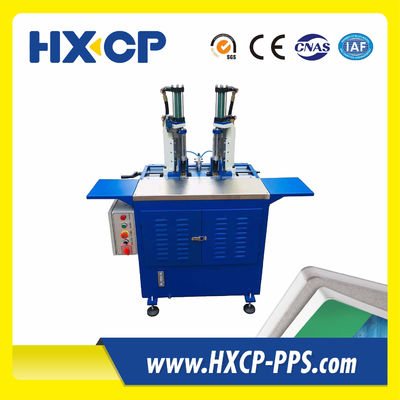 HX460BCRTM Trimmer de redondeo de esquinas de doble cabeza con accionamiento hidráulico para cortar bloques de libros y tableros de papel