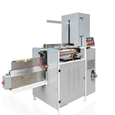 Máquina de encajado semiautomática con alimentador automático de cajas