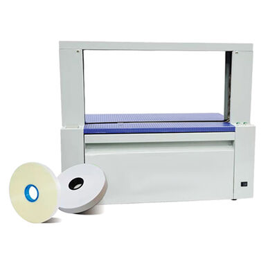 Máquina de banda automática ajustable 5-60N Fuerza de unión y 26 veces / min de velocidad Kraft papel cinta OPP para el embalaje universal