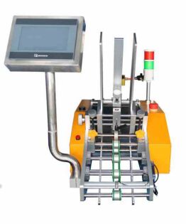 Máquina auxiliar de alimentación automática para separar y transportar bloques de libros, cuadernos, folletos y varias obras de plegado de hojas