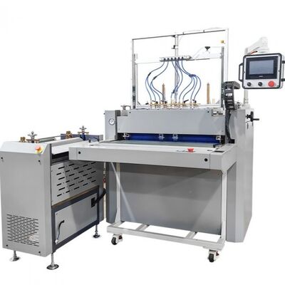 HXSCM Máquina de fabricación de estuches de tapa dura digital semiautomática Configuración mínima de un operador Producción económica de estuches de libros Enlaces de anillos Álbums de fotos y carpetas