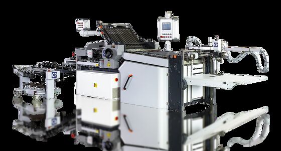 CP66/4KL Máquina plegable de pila plana de combinación a prueba de raspaduras Cuchillo plegable eléctrico