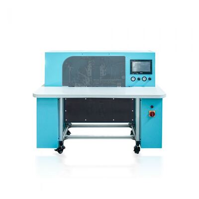Máquina Semiautomática HX18B para Fijar Banda Elástica en Cubiertas de Cuaderno
