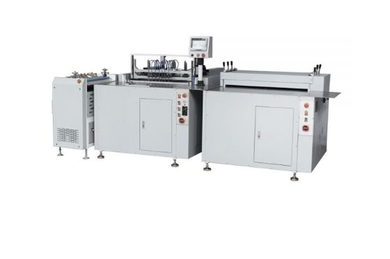 HXSCM Máquina de fabricación de estuches de tapa dura semiautomática con dos estaciones de trabajo para la producción de estuches de libros y álbumes fotográficos de tapa dura