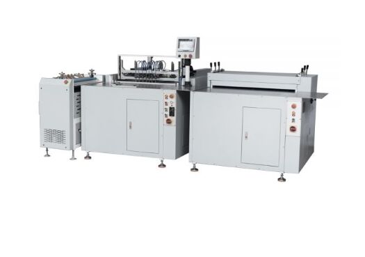 HXSCM Máquina de fabricación de cajas de cubierta dura semiautomática Equipada con un potente ordenador central para procesos de fabricación de cajas de cubierta dura