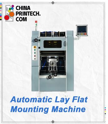 Máquina automática de montaje plano con alimentación automática, pegado en frío, alineación, prensado y apilamiento