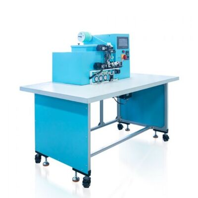 HX20EPL Máquina semi-automática de aplicación de bucles de lápiz elástico diseñada para la aplicación de bucles elásticos en productos de agenda de portátiles y carpetas de diarios