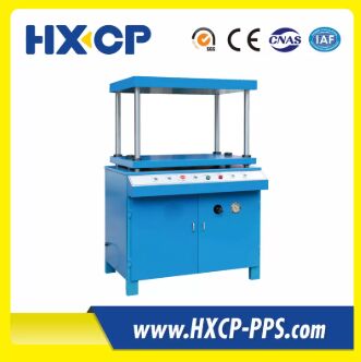 HXSXP750 Dos prensadoras prensas hidráulicas de doble cilindro para bloques de libros de tapa dura y aplicaciones de libros de encuadernación perfecta