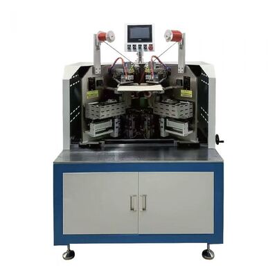 Máquina de fijación de cinta de doble estación de certificado de honor Uso para productos de certificados