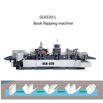 La máquina batidora de libros de alta velocidad realiza el corte frontal y el plegado de cubiertas