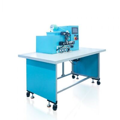 HX20EPL Máquina de aplicación de bucle de bolígrafo elástico semiautomático para la producción de agenda de portátiles y estuche de diario con aplicación de pegamento de fusión en caliente