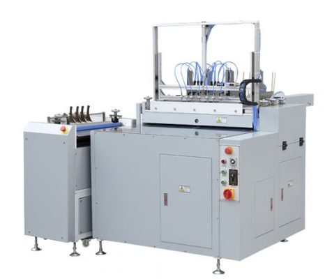 Máquina de fabricación de cajas semiautomática dos veces envolvendo una persona operación diseño compacto