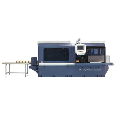Máquina automática de envoltura de libros papel kraft laminado flujo de trabajo de embalaje completo integrado