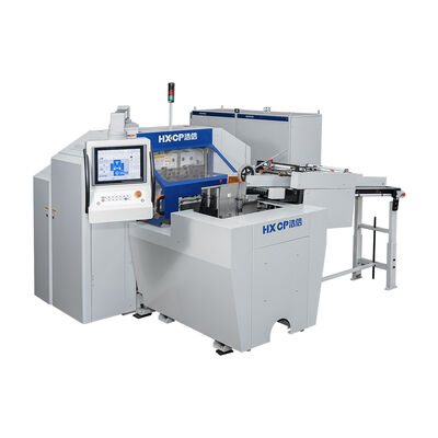 HX150DH Trimmer de tres cuchillos 4200 cortes por hora alimentación de corriente multi libro de corte en línea capaz