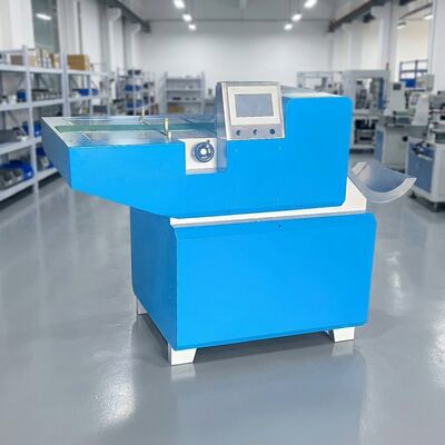 HX450D Cuchilla rotativa cortadora digital de alta precisión de tapa dura de producción de tiras de centro