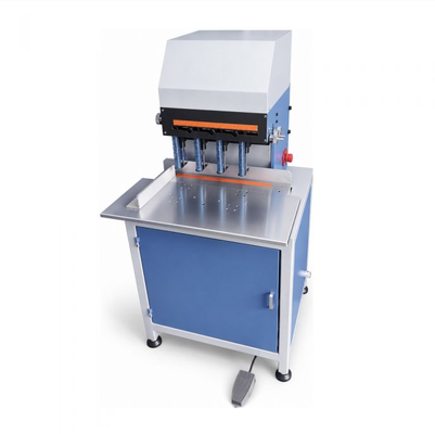 HXPD280 Taladradora de Papel de Cuatro Cabezales con Accionamiento Neumático y Brocas de 3-10mm para Pilas de Documentos
