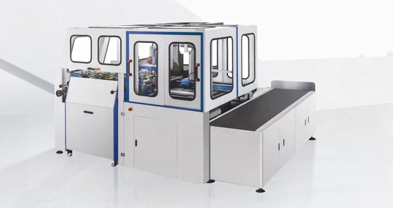 Máquina automática multifuncional para hacer cubiertas rígidas HX36 con sistema de accionamiento por leva