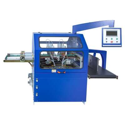 Máquina automática de redondeo de esquinas para cubiertas rígidas HX60R con conformación por prensa caliente