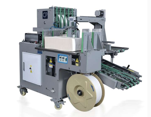 Máquina de agrupamiento de apilamientos verticales con fuerza de presión de 3000N y capacidad de 460×360 mm para un flujo de trabajo integrado después de la prensa