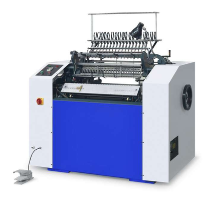Máquina de coser de libros semiautomática de formato ancho HXSS720 con control de inversor de frecuencia y bajo nivel de ruido