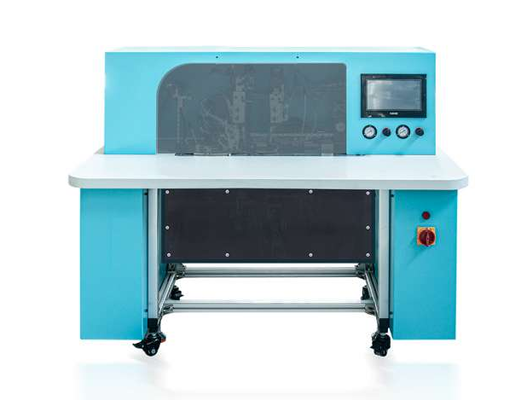 Máquina de fijación de banda elástica semiautomática HX18B para portátiles de cubierta dura y de cubierta blanda